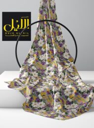 Floral flower style with purple,yellow colors - Image 2