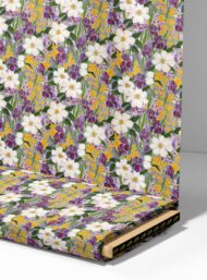Floral flower style with purple,yellow colors - Image 4