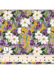 Floral flower style with purple,yellow colors - Image 5