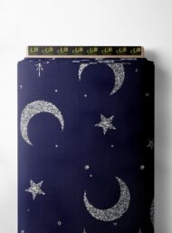 Moon nature style with grey, blue colors