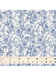 Floral flower style with blue colors - Image 5