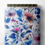 Flowers flower style with blue,pink colors