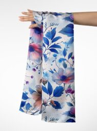 Flowers flower style with blue,pink colors - Image 3