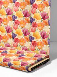 Nature flower style with pink,orange colors - Image 4