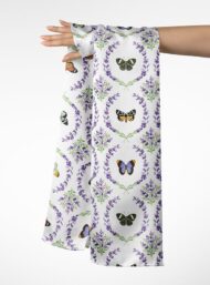 Butterflies nature style with purple,yellow colors - Image 3