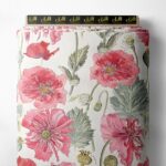 Nature flower style with pink,green colors