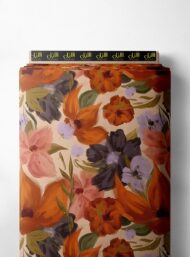 Nature flower style with orange,pink colors