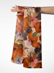 Nature flower style with orange,pink colors - Image 3