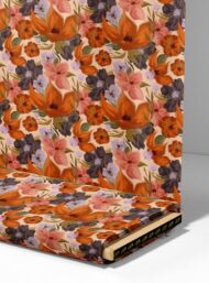 Nature flower style with orange,pink colors - Image 4