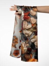 Nature flower style with orange,white colors - Image 3