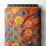 Nature flower style with red,yellow colors