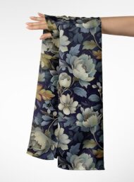 Floral flower style with green,white colors - Image 3