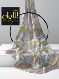 Nature flower style with green,pink colors - Image 2