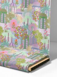 Nature flower style with green,pink colors - Image 4