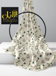 Bunny mixed style with green, white colors - Image 2