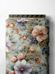 Nature flower style with pink,blue colors