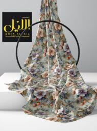 Nature flower style with pink,blue colors - Image 2