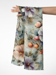 Nature flower style with pink,blue colors - Image 3