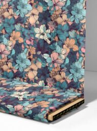 Nature flower style with blue,pink colors - Image 4