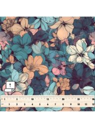 Nature flower style with blue,pink colors - Image 5