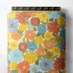 Nature flower style with yellow,orange colors