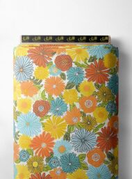 Nature flower style with yellow,orange colors