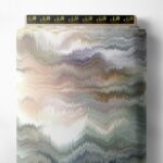 Wave abstract style with grey,white colors