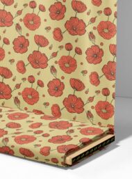 Nature flower style with red,green colors - Image 4