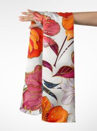 Nature flower style with pink,orange colors - Image 3