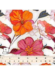 Nature flower style with pink,orange colors - Image 5