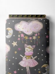 Ballet mixed style with pink,grey colors