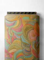 Colorful mixed style with yellow,pink colors