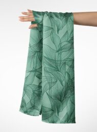 Leaves flower style with green colors - Image 3