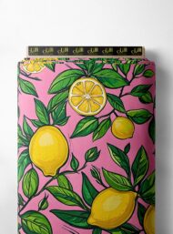 Fruit flower style with yellow,green colors