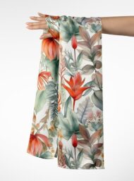 Nature flower style with red,green colors - Image 3