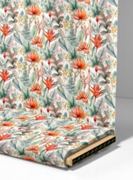 Nature flower style with red,green colors - Image 4