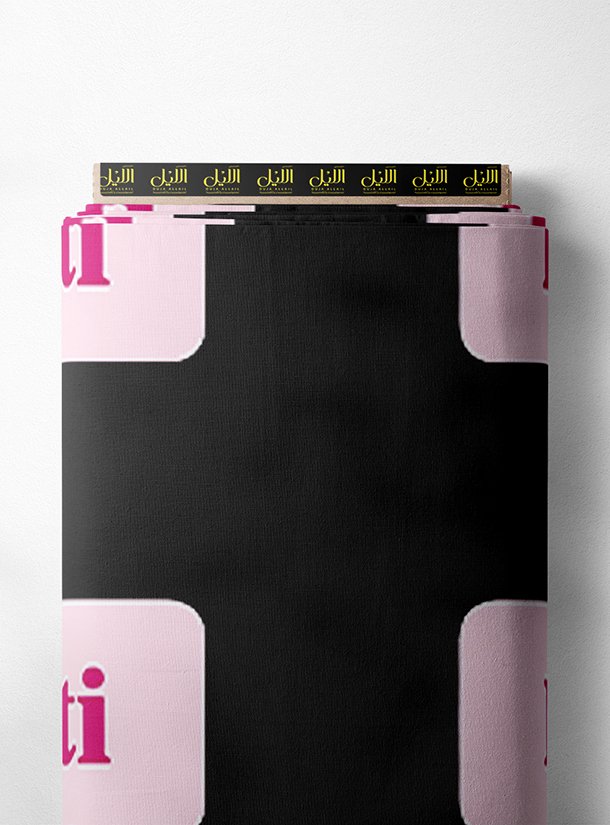 LAI01-0571_1-1.jpg Text mixed style with pink, black colors - Image 1