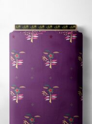 Tree flower style with purple,green colors