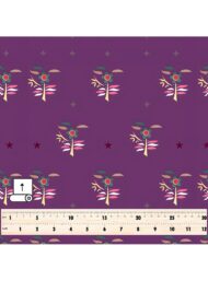 Tree flower style with purple,green colors - Image 5