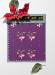 Tree flower style with purple,green colors - Image 6