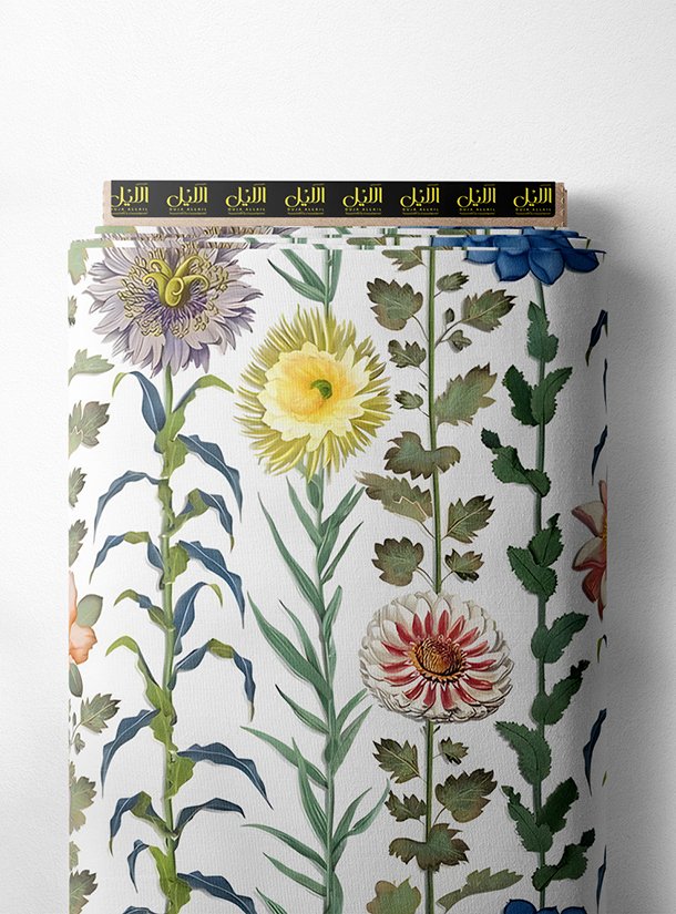 LAI01-0576_1-1.jpg Nature flower style with green,pink colors - Image 1