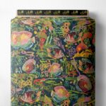 Fish nature style with green,pink colors