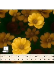 Flowers flower style with yellow,green colors - Image 5