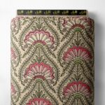 Nature flower style with pink, green colors