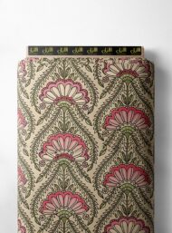 Nature flower style with pink, green colors