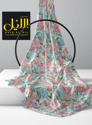 Nature flower style with pink,green colors - Image 2