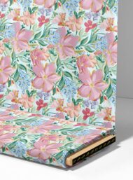 Nature flower style with pink,green colors - Image 4