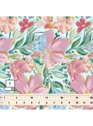 Nature flower style with pink,green colors - Image 5