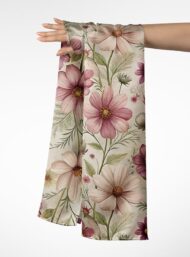 Nature flower style with pink,white colors - Image 3