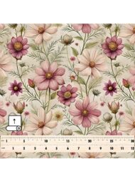 Nature flower style with pink,white colors - Image 5